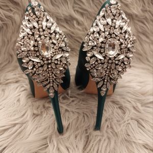 Badgley Mischka Kiara Peep-Toe Stilletto